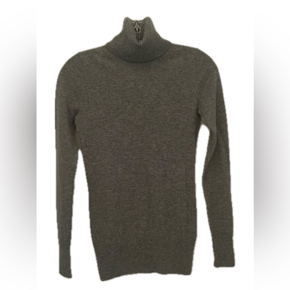 J. Crew Cashmere Turtleneck Charcoal